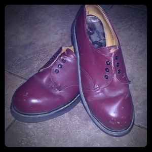 Vintage Dr.Martine's Ox blood sleet toe